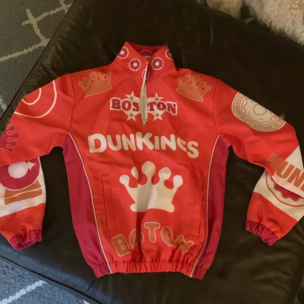 🚨NWT🚨 “Costume”Orange Dunkin’ Donuts (BOSTON) track suit.